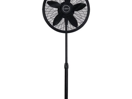 Lasko 18″ Elegance & Performance Adjustable Pedestal Fan, ideal for the bedroom, living room, or near your desk. Low, medium, and high speed make this fan well suited around the whole house. Black - 1827B Hot on Sale