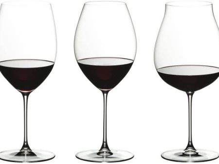 Riedel Veritas Red Wine Tasting Set revolutionizes the grape varietal-specific wine glass. The result is convincing: lighter, thinner and yet dishwasher-safe - for a unique wine-drinking experience - 5449 74 Sale