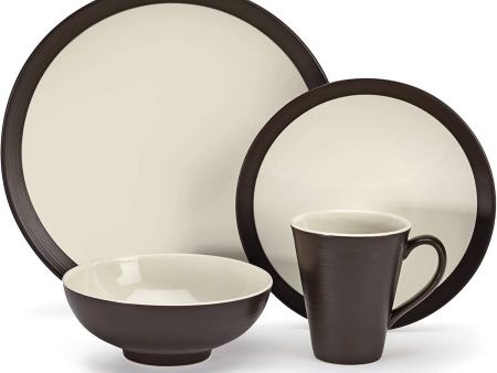 Cuisinart Stoneware Bailee Collection 16 Piece Dinnerware Set - CU-CDST1-S4CDB Sale