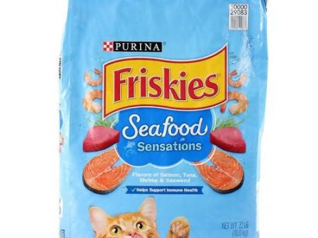 Friskies, Cat Food, 22 lb 10 kg   Friskies   339266   Purina Friskies Seafood Sensations Adult Dry Cat Food For Discount