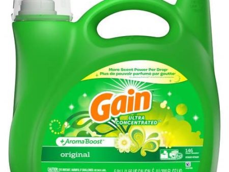 Ultra Concentrated & Aroma Boosted New Gain Original Liquid Laundry Detergent 5.91 L   200 Fl. Oz - 146 Loads (2X Ultra Concentrated)   281336 Online now