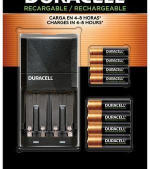 Duracell Recharge Set for 6 Batteries AA and 2 AAA; delivers dependable power to your everyday devices throughout the home, like toys, remote controls, flashlights, calculators, clocks and radios, wireless mice, keyboards, and more.- 996998 on Sale