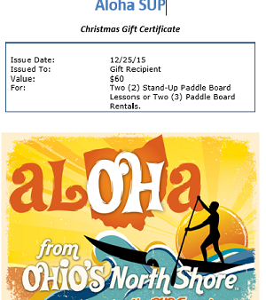 Christmas Gift Certificate - $40.00 Hot on Sale