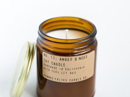 Amber & Moss Soy Candle Online now