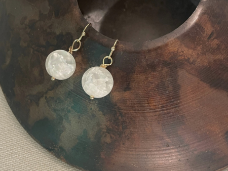 Crackled Quartz Earrings Online Sale