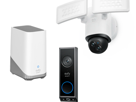 Video Doorbell E340 + Floodlight Camera E340 + Homebase 3 Online Sale