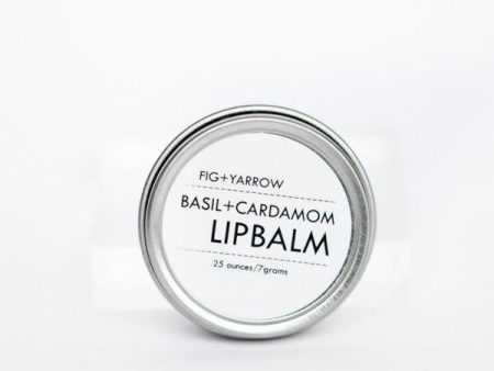 Basil + Cardamom Lip Balm Online