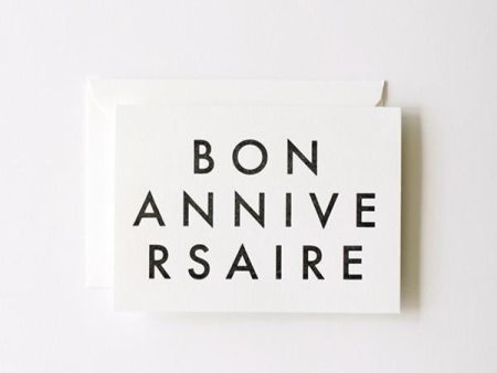 Bon Anniversaire Card Supply