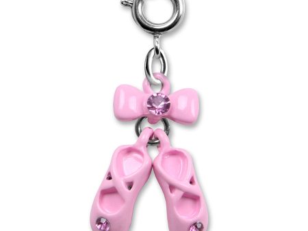 Ballet Slipper Duo Charm Discount