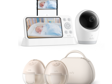 eufy Wearable Breast Pump S1 Pro + Baby Monitor E21 Online now