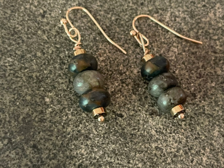 Labradorite Stack Earrings For Cheap