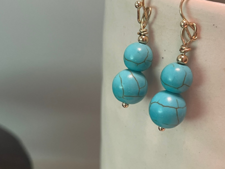 Turquoise Duo Earrings Online Hot Sale