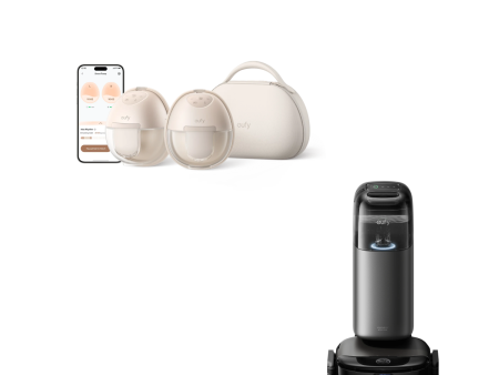 eufy Robot Vacuum Omni S1 Pro + Wearable Breast Pump S1 Pro Hot on Sale