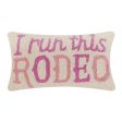 I Run This Rodeo Throw Pillow For Discount