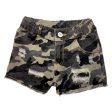 Camo Distressed Short Cheap