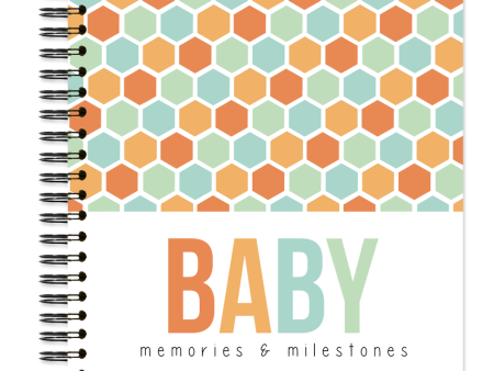 Sherbet Honeycomb- Baby Memory Book Fashion