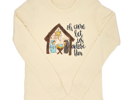 Oh come let us Adore Him Tee Online