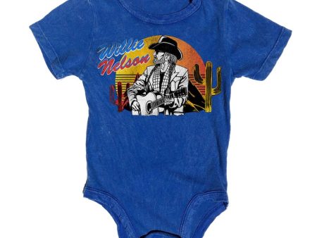 Willie Nelson Short Sleeve Onesie Online Hot Sale