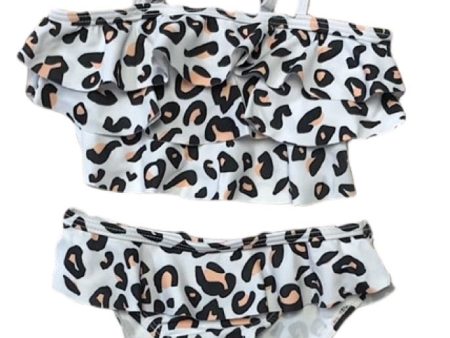 Snow Leopard Ruffle Swim Set For Discount