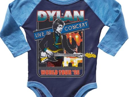 BOB DYLAN RECYCLED RAGLAN ONESIE Discount