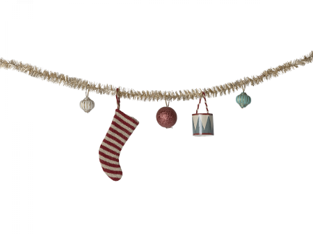 Christmas garland, Small - Gold Online Sale