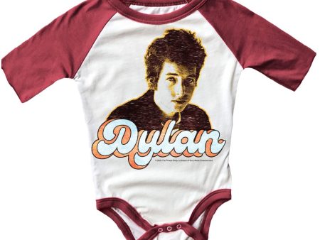 Bob Dylan Short Sleeve Raglan Onesie Online Hot Sale