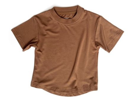 Oversized Bamboo Tee- Spiced Cider on Sale