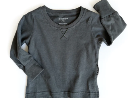 Long Sleeve Tee - Pewter Sale