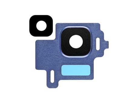 For Samsung Galaxy S8 G950F Replacement Rear Camera Lens With Bezel Ring (Blue) on Sale