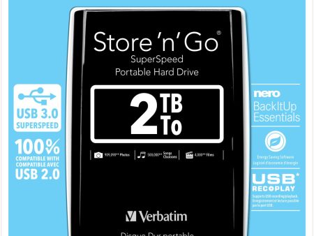 External HD 2 TB USBVerbatim on Sale